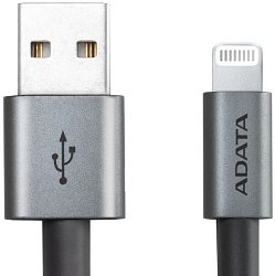 ADATA Lightning kabel MFi titánový pletený