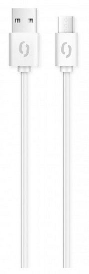 ALIGATOR Datový kabe 2A USB-C 2m, bílý ALIGATOR Datový kabe 2A USB-C 2m, bílý