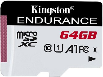 64GB microSDXC Kingston Endurance CL10 A1 95R/45W bez adapteru 64GB microSDXC Kingston Endurance CL10 A1 95R/45W bez adapteru