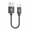 ALIGATOR PREMIUM 2A kabel, 50cm USB-C, černý