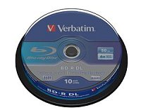 VERBATIM BD-R DL(10-pack)50GB/6x/spindle VERBATIM BD-R DL(10-pack)50GB/6x/spindle