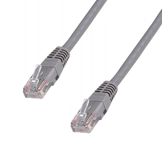 DATACOM Patch cord UTP Cat6 šedý 5m DATACOM Patch cord UTP Cat6 šedý 5m