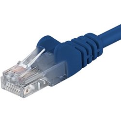 PremiumCord Patch kabel UTP RJ45-RJ45 level 5e 0.25m modrá PremiumCord Patch kabel UTP RJ45-RJ45 level 5e 0.25m modrá
