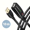 AXAGON ADR-210, USB2.0 aktivní prodlužovací / repeater kabel, 10m