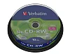 VERBATIM CD-RW 80min. 8-12x, 10 cake