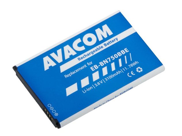 Baterie AVACOM GSSA-N7505-S3100 do mobilu Samsung Note 3 Neo Li-Ion 3,8V 3100mAh Baterie AVACOM GSSA-N7505-S3100 do mobilu Samsung Note 3 Neo Li-Ion 3,8V 3100mAh