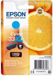 Epson Singlepack Cyan 33XL Claria Premium Ink