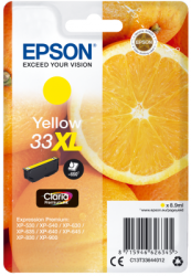 Epson Singlepack Yellow 33XL Claria Premium Ink