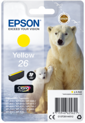 Epson Singlepack Yellow 26 Claria Premium Ink
