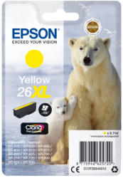 Epson Singlepack Yellow 26XL Claria Premium Ink