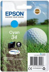 Epson Singlepack Cyan 34 DURABrite Ultra Ink