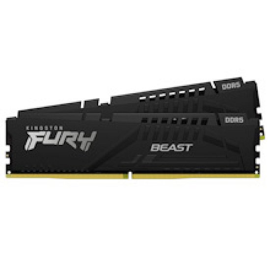 32GB DDR5-5200MHz CL36 Fury Beast, 2x16GB 32GB DDR5-5200MHz CL36 Fury Beast, 2x16GB