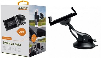 ALIGATOR K1 3v1,Držák s bezdrátovým nabíjení, univerzální ALIGATOR K1 3v1,Držák s bezdrátovým nabíjení, univerzální