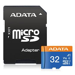 ADATA MicroSDHC 32GB UHS-I 100/25MB/s + adapter