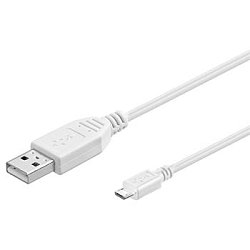 PremiumCord Kabel microUSB 2.0, A-B, 90°, 1.8m