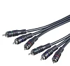 PremiumCord Kabel 3x CINCH-3x CINCH M/M 2m HQ