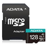 ADATA MicroSDXC 128GB U3 V30S 100/80 MB/s + adapter ADATA MicroSDXC 128GB U3 V30S 100/80 MB/s + adapter