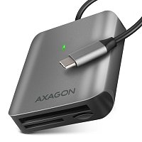AXAGON CRE-S3C, USB-C 3.2 Gen 1 - SUPERSPEED čtečka karet 3-slot & lun SD/microSD/CF, podpora UHS-II AXAGON CRE-S3C, USB-C 3.2 Gen 1 - SUPERSPEED čtečka karet 3-slot & lun SD/microSD/CF, podpora UHS-II