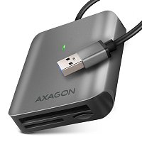 AXAGON CRE-S3, USB-A 3.2 Gen 1 - SUPERSPEED čtečka karet, 3-slot & lun SD/microSD/CF, podpora UHS-II AXAGON CRE-S3, USB-A 3.2 Gen 1 - SUPERSPEED čtečka karet, 3-slot & lun SD/microSD/CF, podpora UHS-II