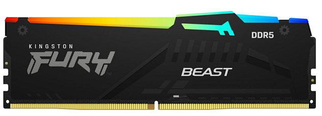 32GB DDR5-5200MHz CL40 Kingston FURY Beast RGB 32GB DDR5-5200MHz CL40 Kingston FURY Beast RGB