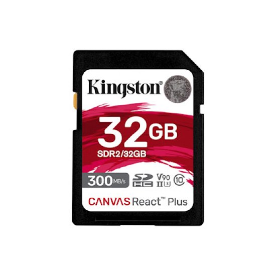 32GB SDHC UHS-II Kingston U3 V90 300R/260W 32GB SDHC UHS-II Kingston U3 V90 300R/260W
