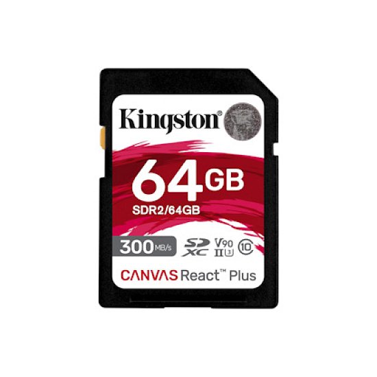 64GB SDHC UHS-II Kingston U3 V90 300R/260W 64GB SDHC UHS-II Kingston U3 V90 300R/260W