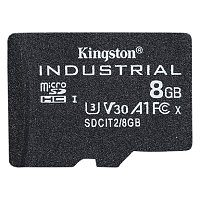 8GB microSDHC Kingston Industrial C10 A1 pSLC bez adaptéru 8GB microSDHC Kingston Industrial C10 A1 pSLC bez adaptéru