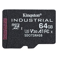 64GB microSDHC Kingston Industrial C10 A1 pSLC bez adaptéru 64GB microSDHC Kingston Industrial C10 A1 pSLC bez adaptéru