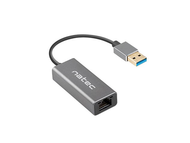 NATEC CRICKET externí Ethernet síťová karta USB 3.0 1X RJ45 1GB kabel NATEC CRICKET externí Ethernet síťová karta USB 3.0 1X RJ45 1GB kabel