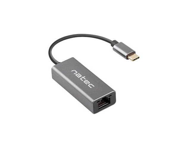 NATEC CRICKET externí Ethernet síťová karta USB-C 3.1 1X RJ45 1GB kabel NATEC CRICKET externí Ethernet síťová karta USB-C 3.1 1X RJ45 1GB kabel