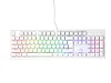 Genesis mechanická klávesnice THOR 303, US layout, bílá, RGB podsvícení, software, Outemu Brown