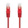 Kabel C-TECH patchcord Cat5e, UTP, červený, 0,25m