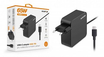 Aligator Power Delivery 65W USB-C adaptér Aligator Power Delivery 65W USB-C adaptér