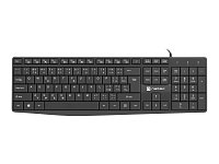 Klávesnice Natec Nautilus 2, CZ/SK layout, slim, černá, 1,8 m kabel Klávesnice Natec Nautilus 2, CZ/SK layout, slim, černá, 1,8 m kabel