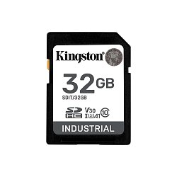 32GB SDHC Kingston Industrial C10 U3 V30 pSLC 32GB SDHC Kingston Industrial C10 U3 V30 pSLC