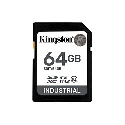 64GB SDXC Kingston Industrial C10 U3 V30 pSLC 64GB SDXC Kingston Industrial C10 U3 V30 pSLC