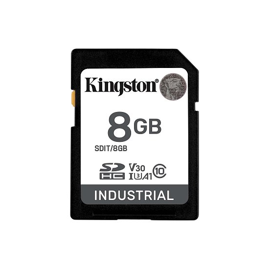 8GB SDHC Kingston Industrial C10 U3 V30 pSLC 8GB SDHC Kingston Industrial C10 U3 V30 pSLC