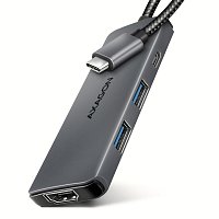 AXAGON HMC-5H8K, USB 5Gbps hub, 2x USB-A, USB-C, HDMI 8k/30Hz, PD 100W, kabel USB-C 15cm AXAGON HMC-5H8K, USB 5Gbps hub, 2x USB-A, USB-C, HDMI 8k/30Hz, PD 100W, kabel USB-C 15cm