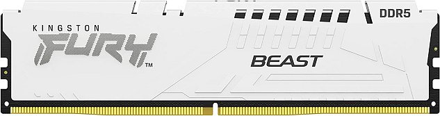 Kingston FURY Beast/DDR5/128GB/5200MHz/CL40/4x32GB/White Kingston FURY Beast/DDR5/128GB/5200MHz/CL40/4x32GB/White