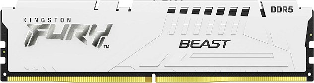 Kingston FURY Beast/DDR5/64GB/6000MHz/CL40/4x16GB/White Kingston FURY Beast/DDR5/64GB/6000MHz/CL40/4x16GB/White