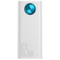 Baseus PPLG000102 Amblight Digital Display Powerbanka 30000mAh 65W White Baseus PPLG000102 Amblight Digital Display Powerbanka 30000mAh 65W White