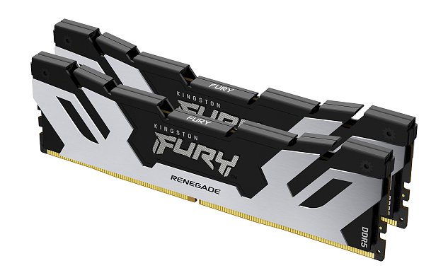 Kingston FURY Renegade/DDR5/32GB/7200MHz/CL38/2x16GB/Black/Silv Kingston FURY Renegade/DDR5/32GB/7200MHz/CL38/2x16GB/Black/Silv