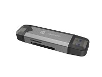 Čtečka karet Natec SCARAB 3 USB-A + USB-C 3.1 GEN 1/microSD/microSDHC/microSDXC/SD/SDHC/SDXC/T-Flash Čtečka karet Natec SCARAB 3 USB-A + USB-C 3.1 GEN 1/microSD/microSDHC/microSDXC/SD/SDHC/SDXC/T-Flash