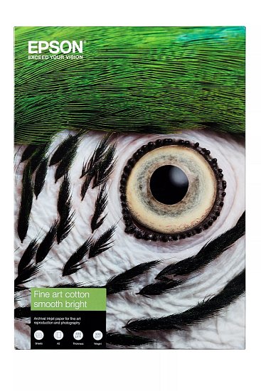 EPSON Fine Art Cotton Smooth Bright A3+ 25 Sheets