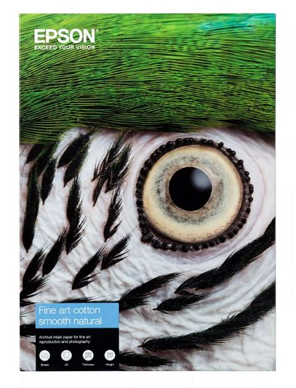 EPSON Fine Art Cotton Smooth Natural A3+ 25 Sheets