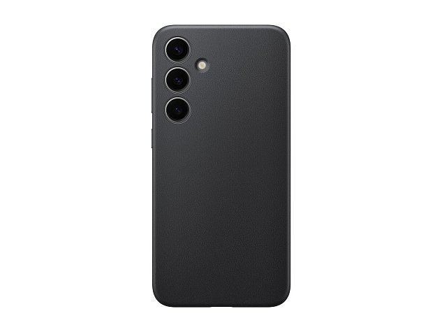 Samsung Zadní kryt z veganské kůže S24+ Black