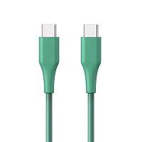 ER POWER kabel USB-C/C GRS 60W 120cm zelený ER POWER kabel USB-C/C GRS 60W 120cm zelený