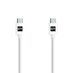 ER POWER kabel USB-C/C 3A 60W 200cm bílý ER POWER kabel USB-C/C 3A 60W 200cm bílý