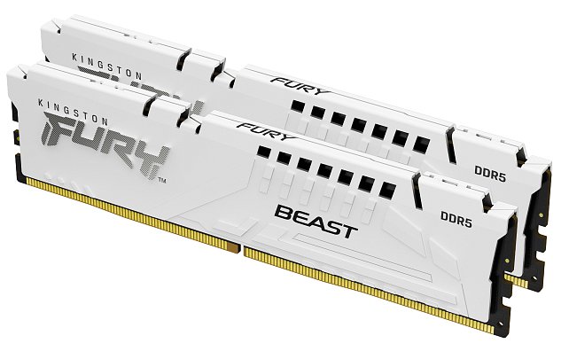 Kingston FURY Beast EXPO/DDR5/32GB/6800MHz/CL34/2x16GB/White Kingston FURY Beast EXPO/DDR5/32GB/6800MHz/CL34/2x16GB/White