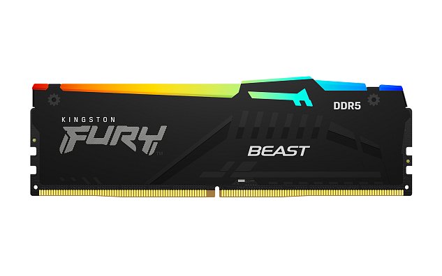 Kingston FURY Beast EXPO/DDR5/16GB/6000MHz/CL36/1x16GB/RGB/Black Kingston FURY Beast EXPO/DDR5/16GB/6000MHz/CL36/1x16GB/RGB/Black